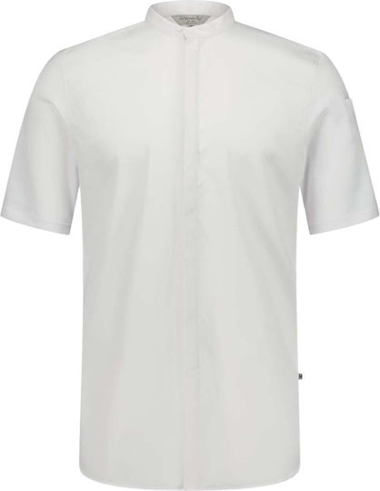 Le Nouveau Chef Rashguard Bucătar Bumbac Alb cu Mâneci scurte