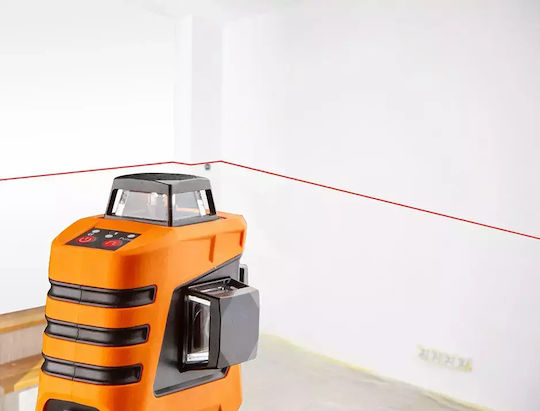Neo Tools Selbstnivellierend Linear Laser-Wasserwaage Roter Strahl 3.7V mit Arbeitsbereich 15m