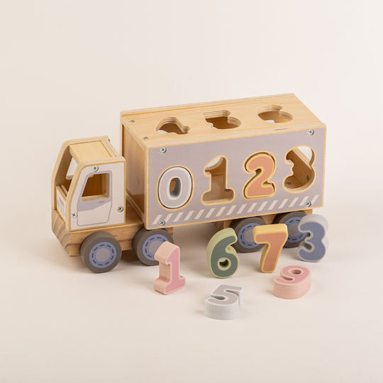 Wooden Truck Numbers