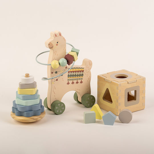 Wooden Set Of 3 Activities – Lama
