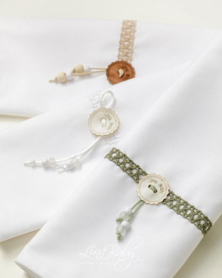 Lina Baby Christening Oilcloths Green