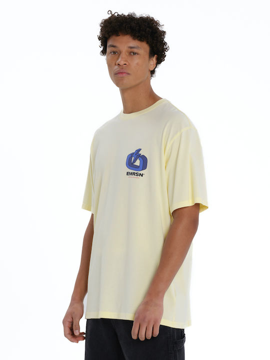 Herrenblusen T-Shirts Kurzarm Gelbe 261.EM33.08-hellgelb