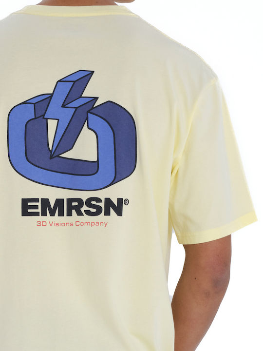 Herrenblusen T-Shirts Kurzarm Gelbe 261.EM33.08-hellgelb