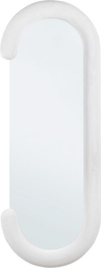 Bizzotto Zerys Oglindă de Perete Integrală cu Ramă Albă 160x60cm