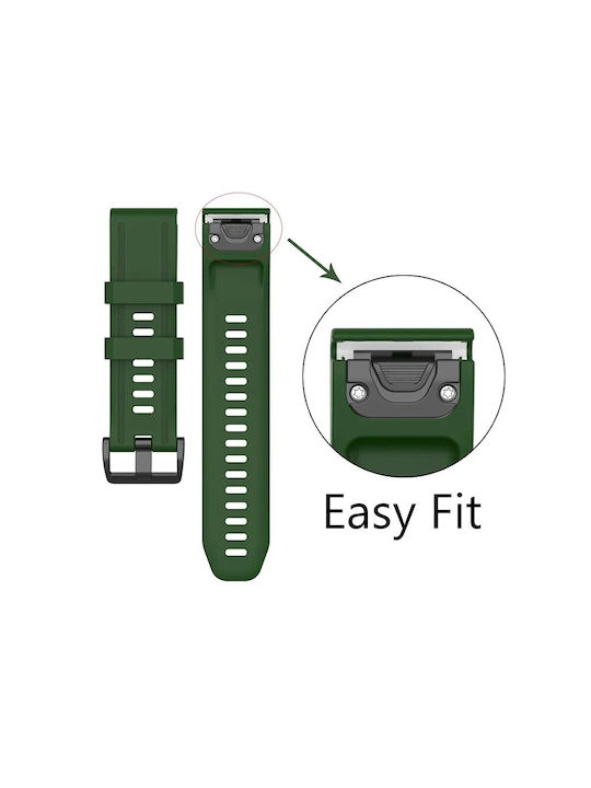 Silicone Strap Burgundy (Garmin Instinct 2S)