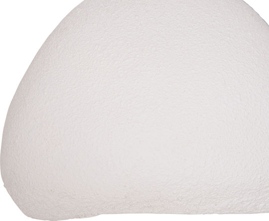 HomeMarkt White Hanging Ceiling Light with E27 Socket 44.5x38.5x29cm