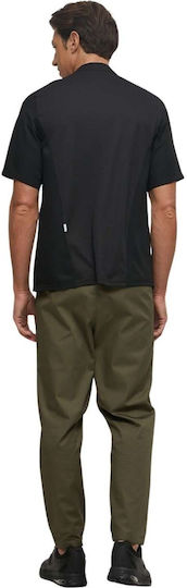 Velilla Chef Jacket 100% Microfiber Black With Short Sleeve