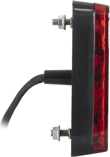 Globostar Tail Light 999-0255 Rear Vehicle LED Light 9W 360lm 140° DC 12V Waterproof IP66 Orange & Red & Cool White 6000K L12 x W9.5 x H2cm Pack of 2 Pieces 1 Year Warranty 999-0255