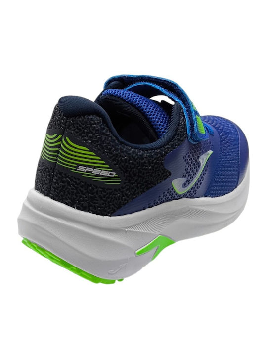 Speed Kids Sports Shoes Running with Hoop & Loop Closure Blue