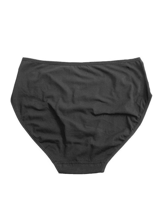 Ansın Damen-Slips 3er Pack Schwarz