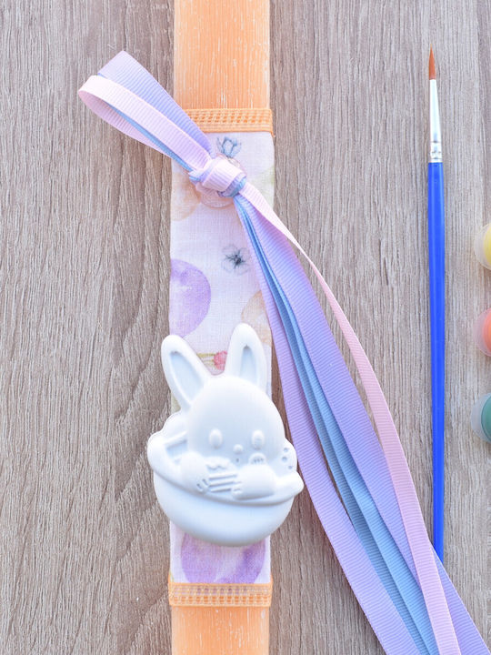 Lumanare De Paste Pătrată Parfumată Și Handmade Galbenă