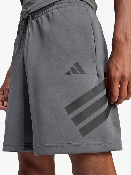 Future Icons 3-Stripes Sports Men's Gray Shorts
