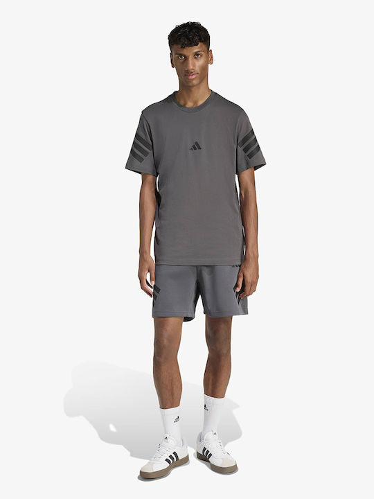 Future Icons 3-Stripes Sports Men's Gray Shorts