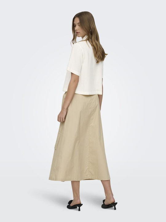 Long Sleeve Women's Linen Shirt White
