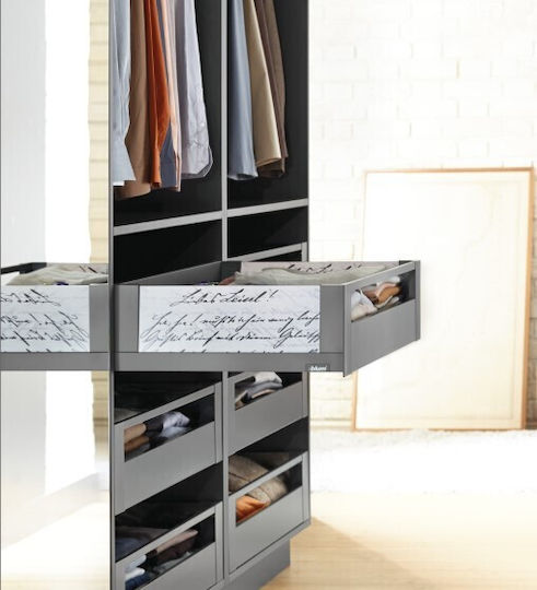 Συρταρι Φρενο Legrabox Blum C Free 180x500mm Ανθρακι 40kg