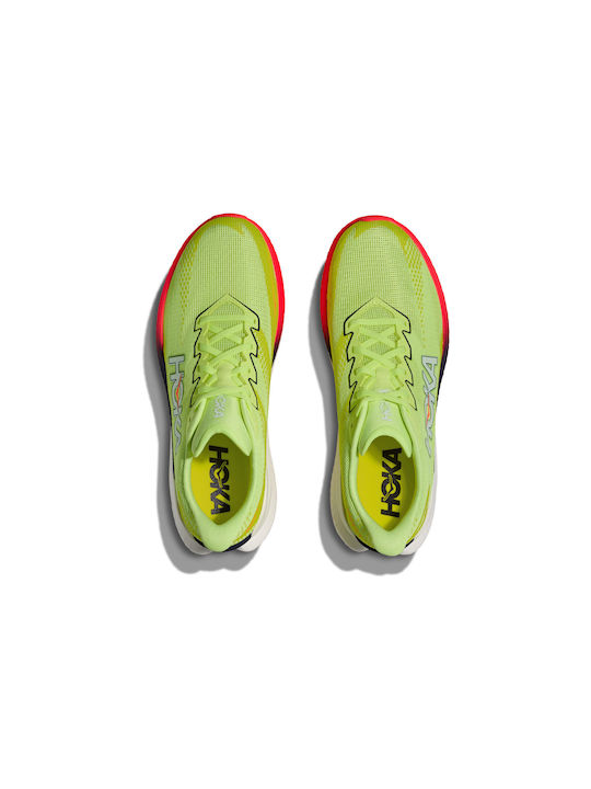 HOKA Mach X Men's Running Neon Yuzu / Squid Ink