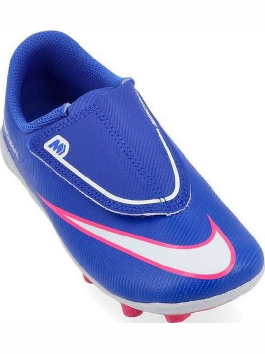 Jr Vapor 16 Club MG Kids Soccer Cleats And Shoes Molded Blue