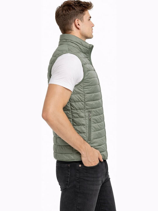 Αμάνικο Μπουφάν Puffer Χακί
