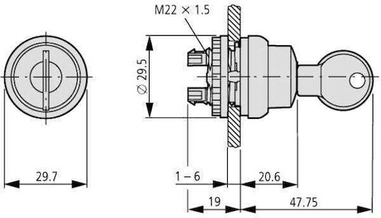 Eaton Elektrische Schaltpaneel-Druckknopfschalter Ράγας