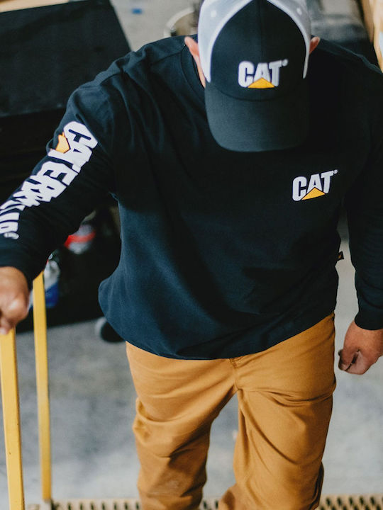 Cat Tricou cu Mânecă Lungă Trademark Tee Negru M 1510034