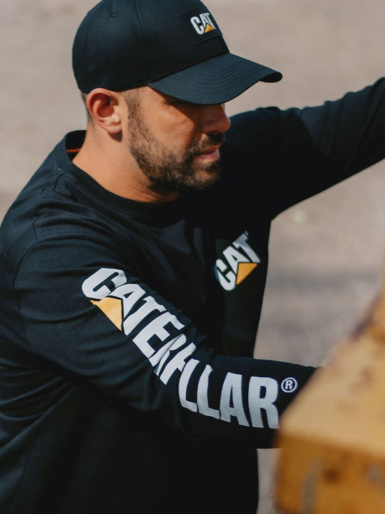 Cat Tricou cu Mânecă Lungă Trademark Tee Negru M 1510034