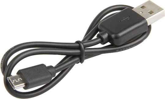 Smart Οπισθιο Φως Ποδηλατου Acrux Accumulator Flashing Light Usb 221522 Μαύρο