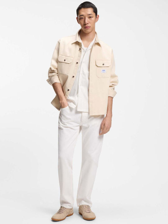Men's Jeans Pants Beige