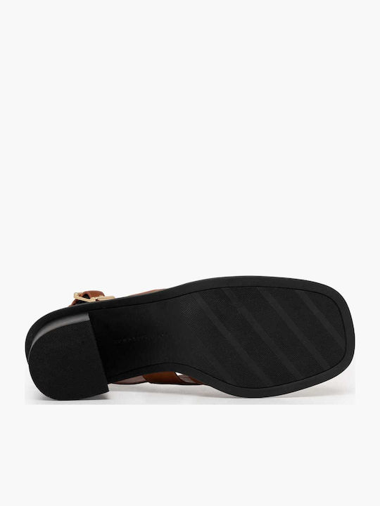 Leather Sandals Tabac