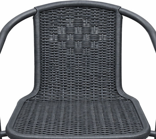 Garten- und Outdoor-Möbelsets Typsatz Wohnzimmer 5 Stück Grau