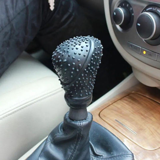 Rchang Silicone Round Grid Car Shift Knob Cover W1016