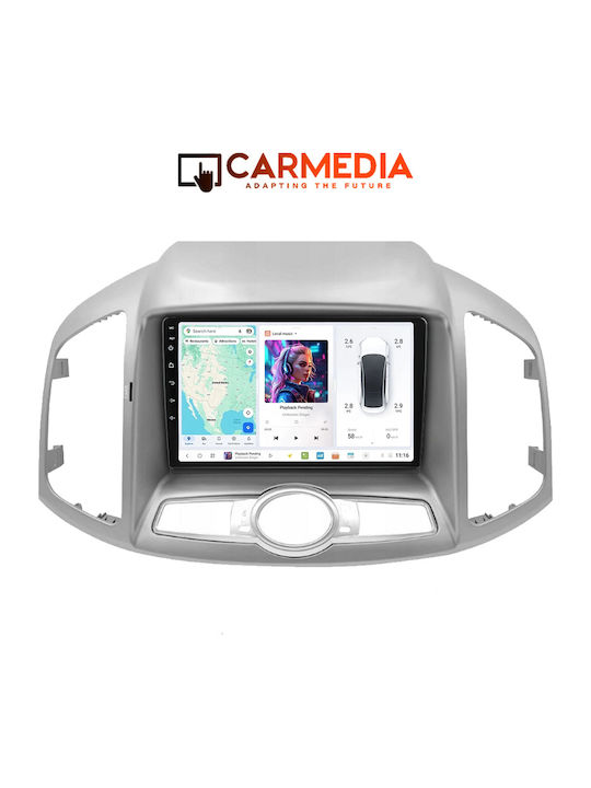 Carmedia Car Audio System for Chevrolet Captiva 2012 (Bluetooth/USB/WiFi/GPS/Apple-Carplay/Android-Auto) with Touch Screen 9"