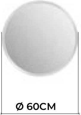Imex Round Bathroom Mirror Led 60x60cm