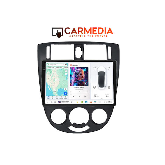 Carmedia Ηχοσύστημα Αυτοκινήτου για Chevrolet Lacetti 2005 (Bluetooth/USB/AUX/WiFi/GPS/Apple-Carplay/Android-Auto) με Οθόνη Αφής 10.36"