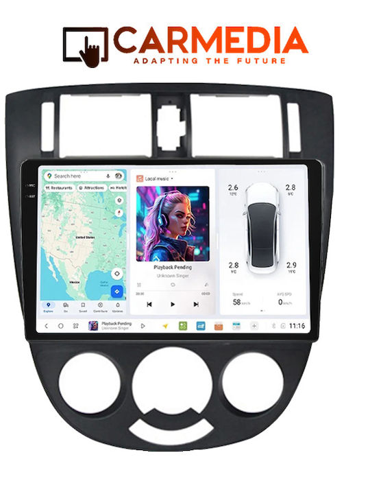 Carmedia Auto-Audiosystem für BMW X1 Chevrolet Lacetti 2005+ (Bluetooth/USB/AUX/WiFi/GPS/Apple-Carplay/Android-Auto) mit Touchscreen 10.36"