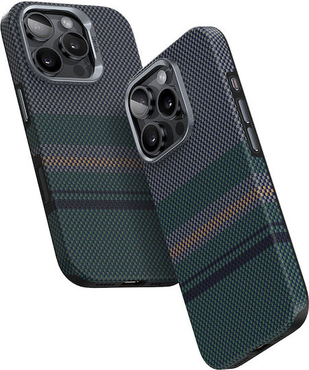 Back Cover Aramid Fiber Πράσινο (iPhone 16 Pro)