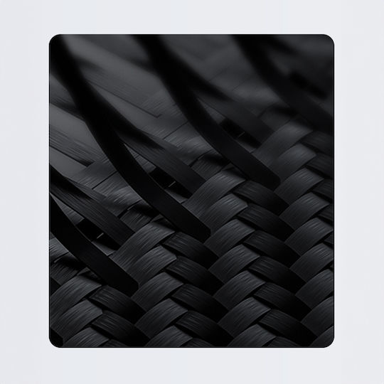 Benks Back Cover Aramid Fiber / Plastic 0.3mm Negru (iPhone 16 Pro Max)