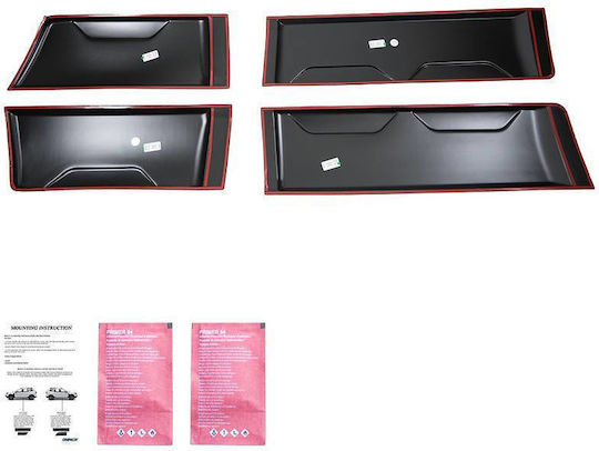 Carner 4x4 Car Door Blisters for Mercedes-Benz X-Class 2017 4 Pieces