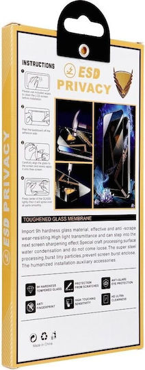 Privacy Tempered Glass Black (Galaxy A57)