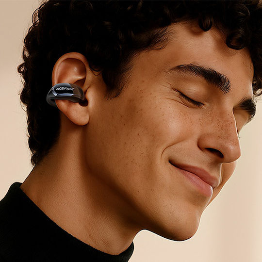 Acefast Aceclip Pro Open Ear Bluetooth Handsfree Ακουστικά με Αντοχή στον Ιδρώτα και Θήκη Φόρτισης Χρυσά