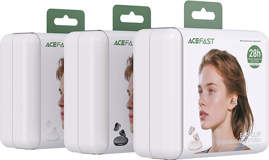 Acefast Aceclip Pro Offenes Ohr Bluetooth Kopfhörer Mit Schweißbeständigkeit Und Ladekoffer Weiß
