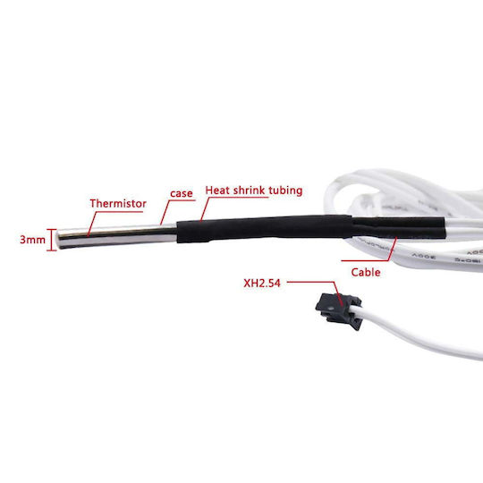 24v 50w Keramik Heizelement Set Ht-ntc100k Thermistor 3D-Drucker 3 Stück