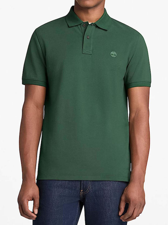 Polo Short Sleeve Green Blouse