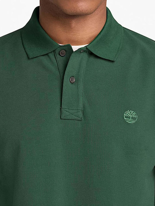 Polo Short Sleeve Green Blouse