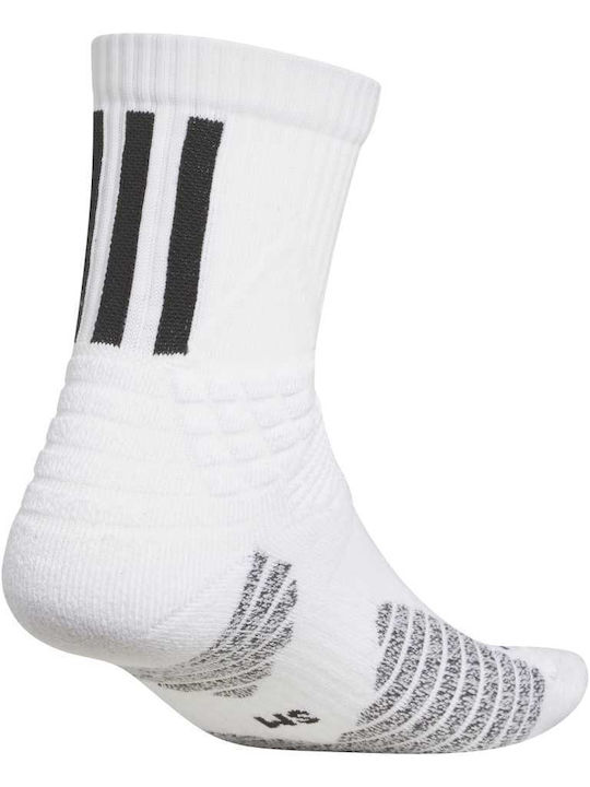 adidas Select Basketball Socks Μπασκετικές Κάλτσες Λευκές