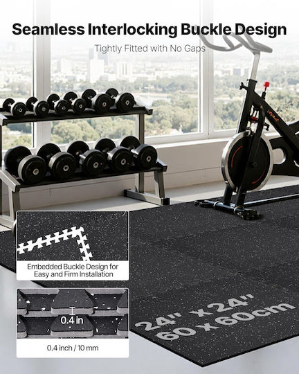 Vevor Exercise Mat Pilates White (61x61x1cm)