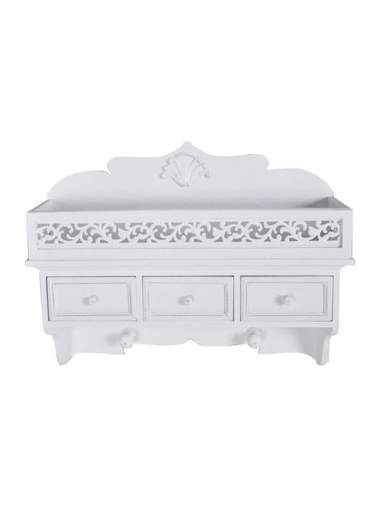 Shelf Wall White 48.5x13x37.5cm