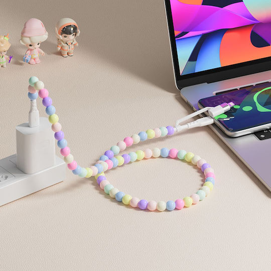 XO USB zu Typ-C,TC-TC / Blitzschlag Kabel 3A Mehrfarbig 1m (16.005.0407)
