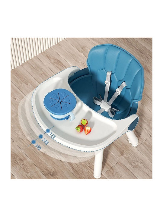 Little Mom Столово Столчe 4 в 1 Синьо