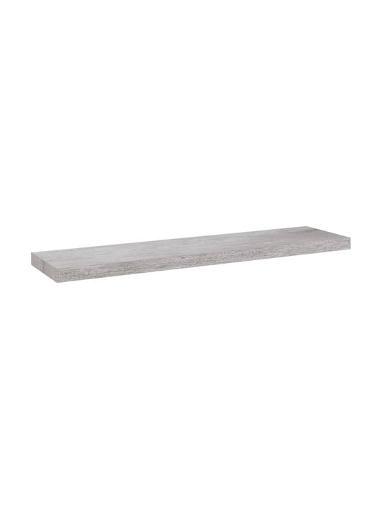 Wandregal Grau Beton 100x23.5x3.8cm