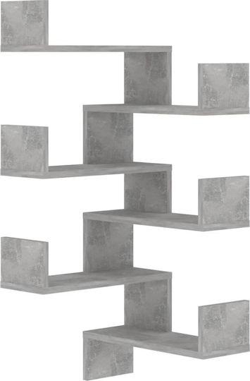 Corner Shelves Wall 2pcs 40x40x50cm Grey Corner Shelves Wall 2pcs 40x40x50cm Grey